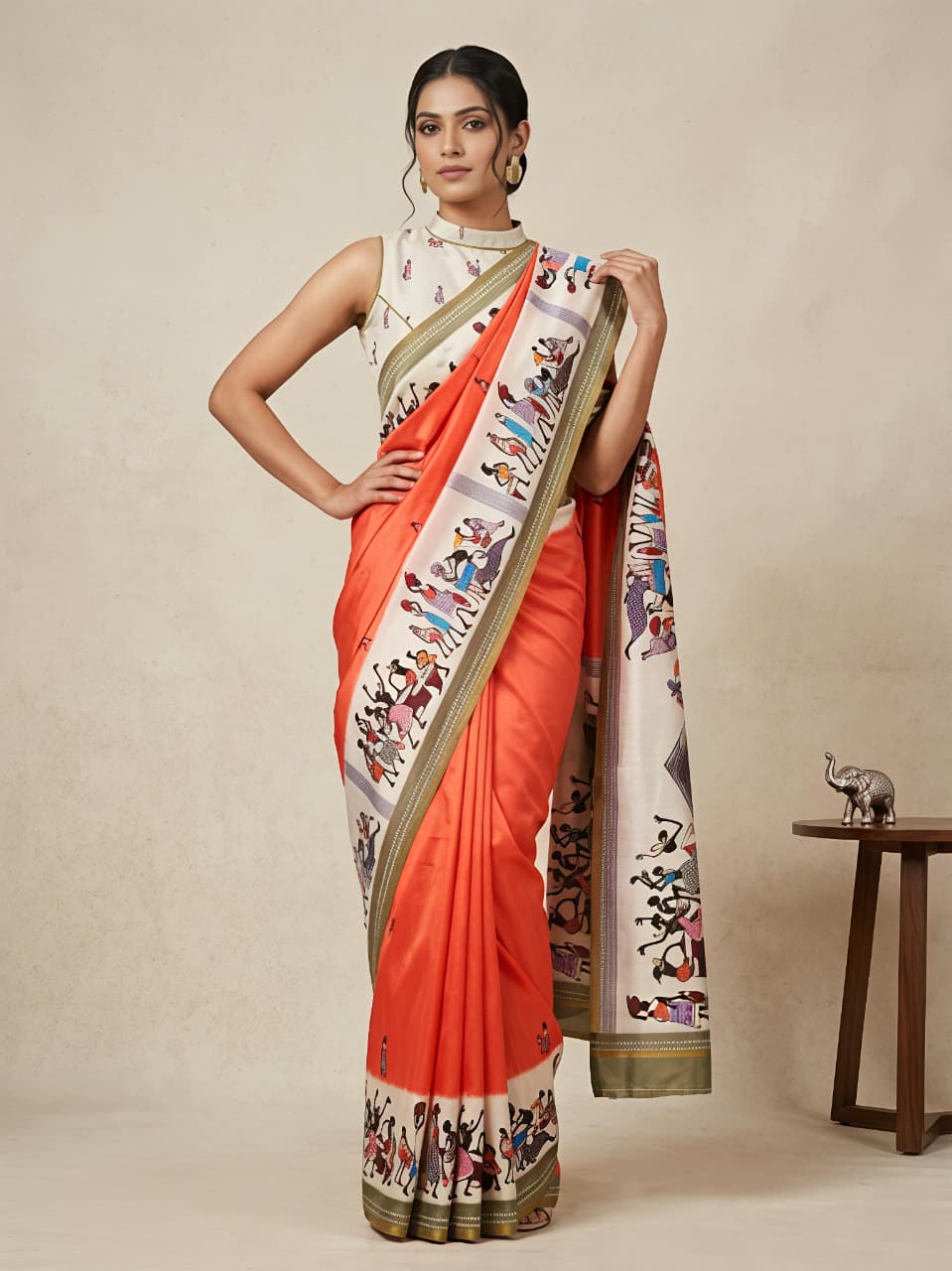 Keshari mull mull cotton Premium Digital Print For Women