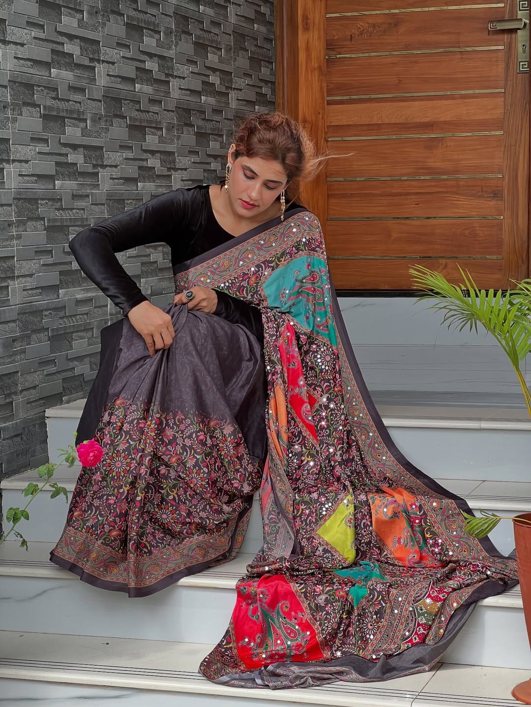 Graay Masakali fabric Premium Digital Print For Women