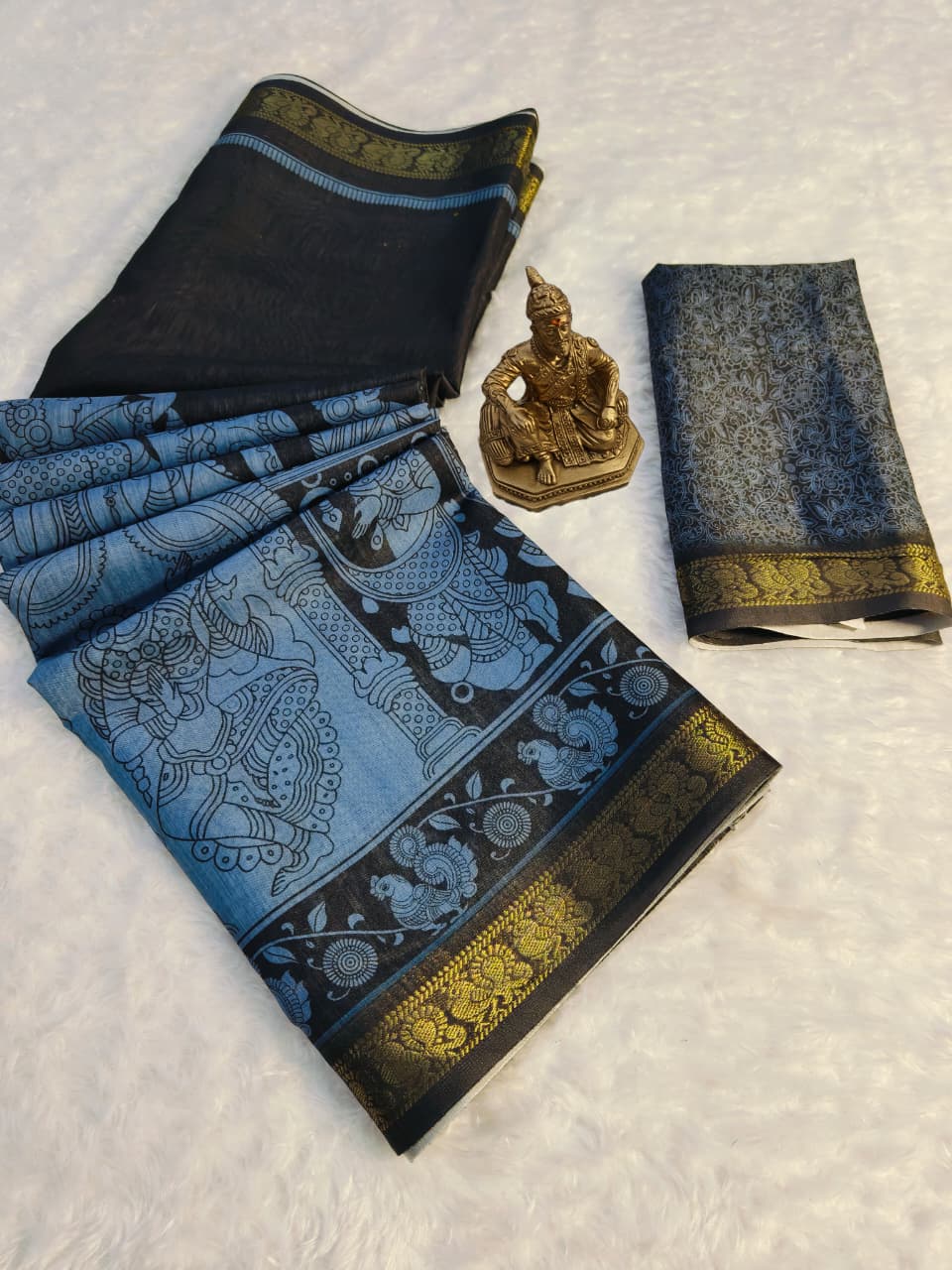 Purple mull mull cotton Premium kalamkari print For Women