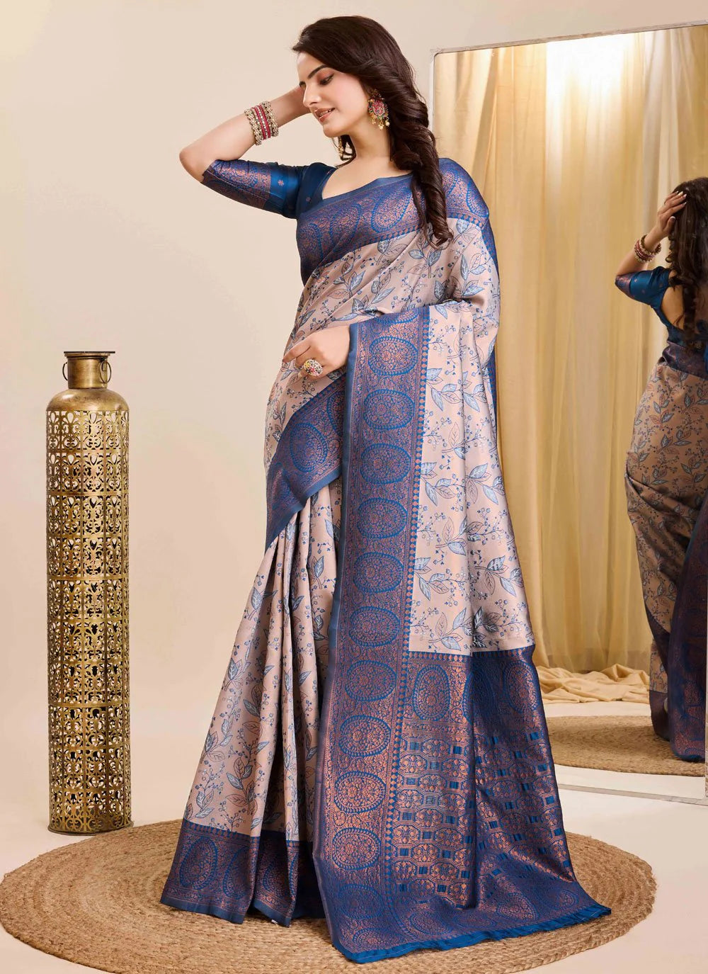 Jacquard design saree
